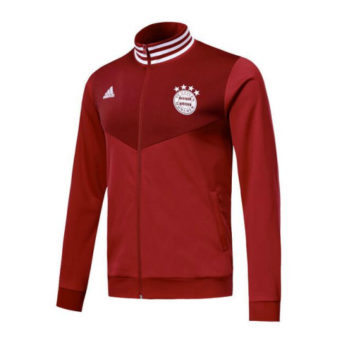 Bayern Munich 18/19 Training Jacket Red High Collar